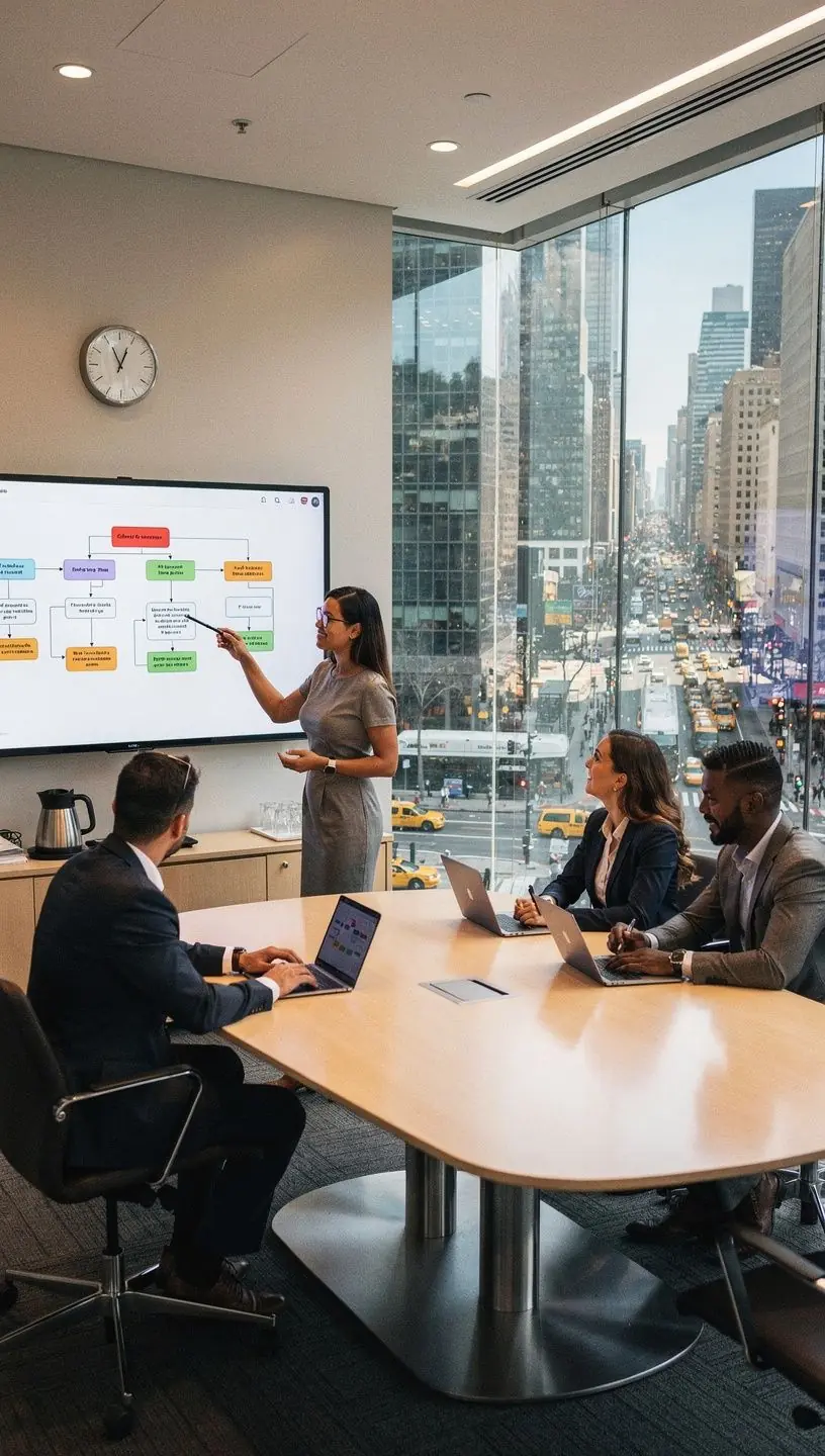 Technology enhancing workflow efficiency and task management.
