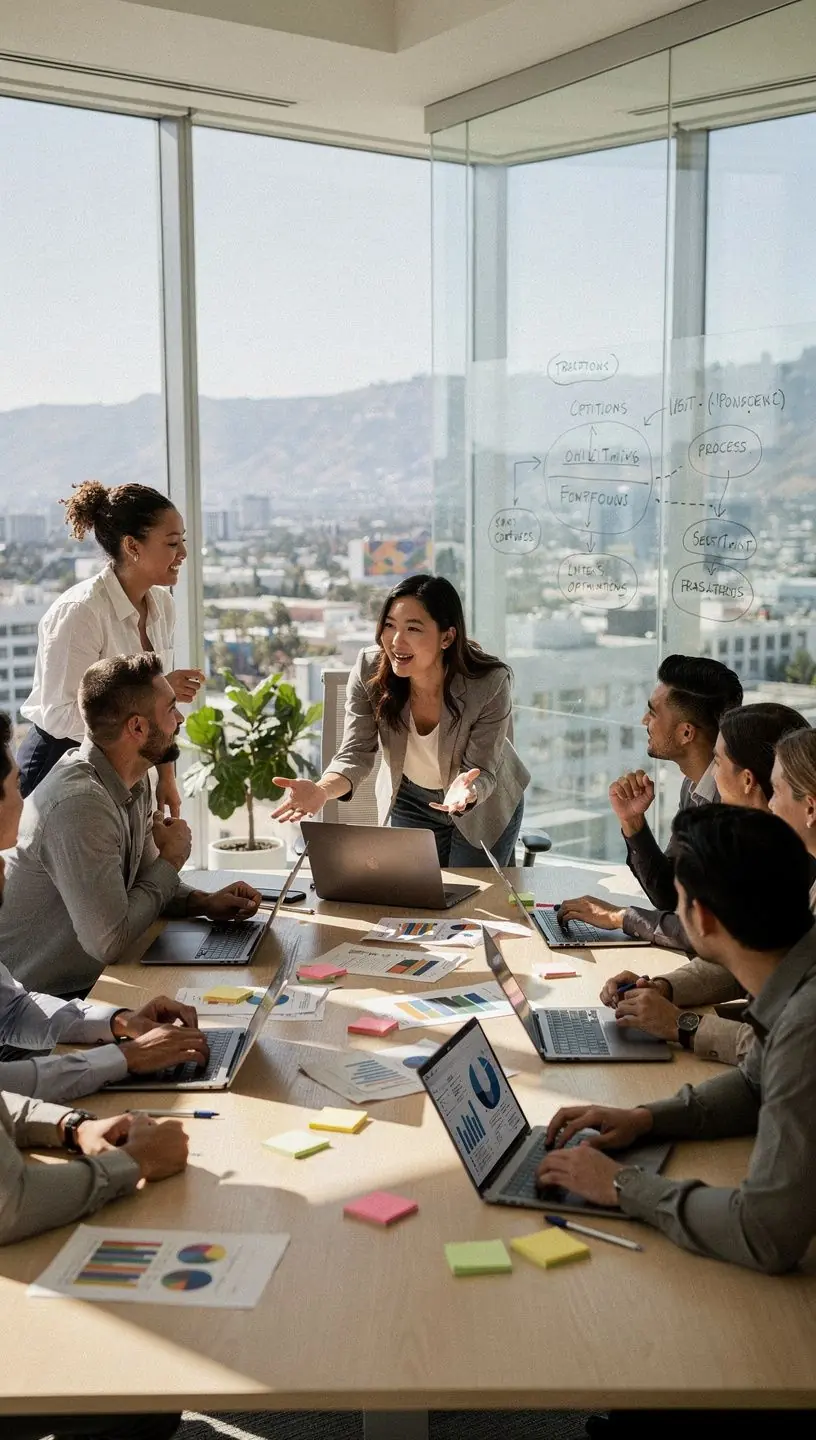 Modern office environment